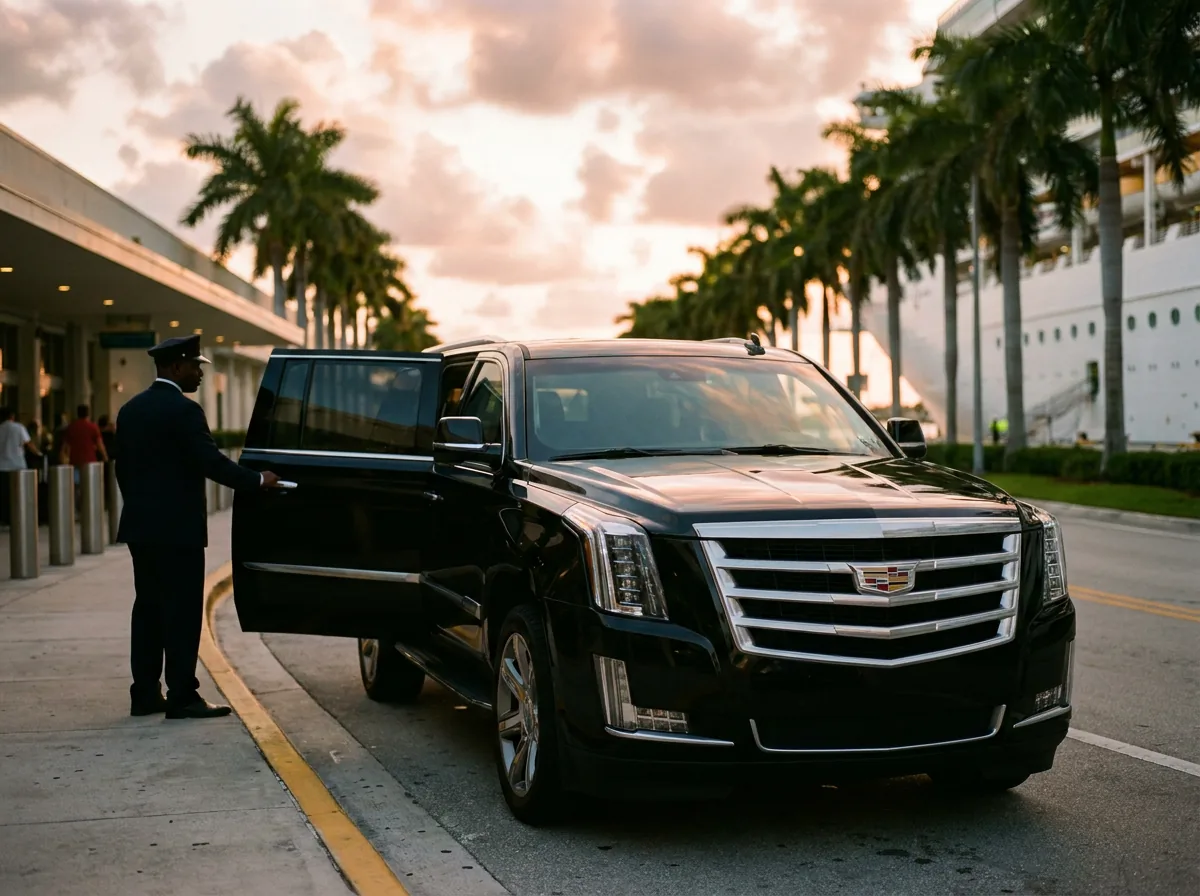 Escalade at Royal Caribbean terminal